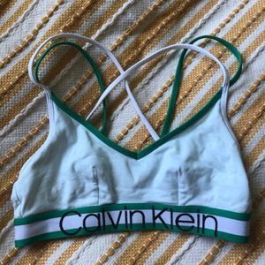 Calvin Klein criss-cross sports bra (small)